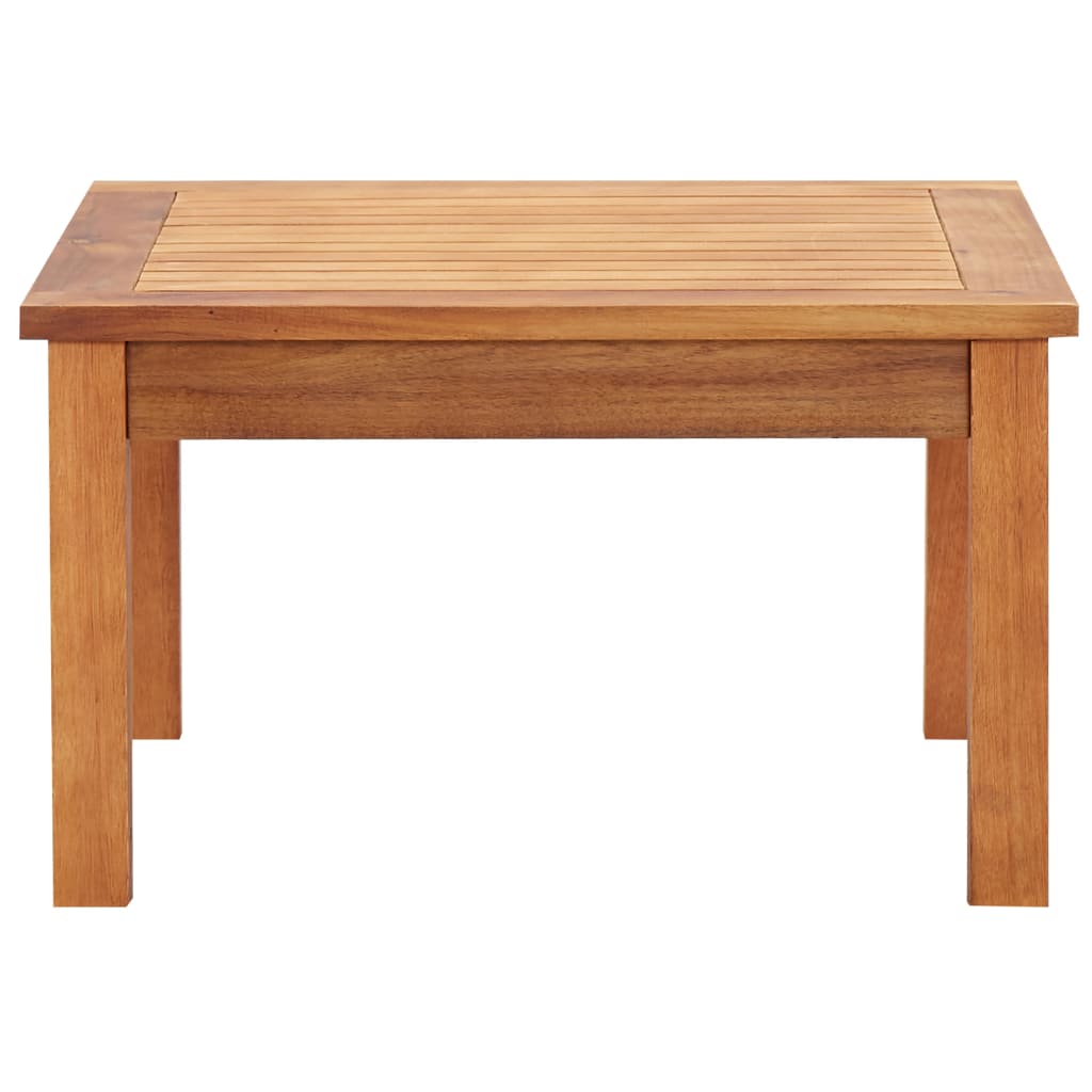 Puutarhan sohvapöytä 60x60x36 cm täysi akaasiapuu - Sisustajankoti.fi