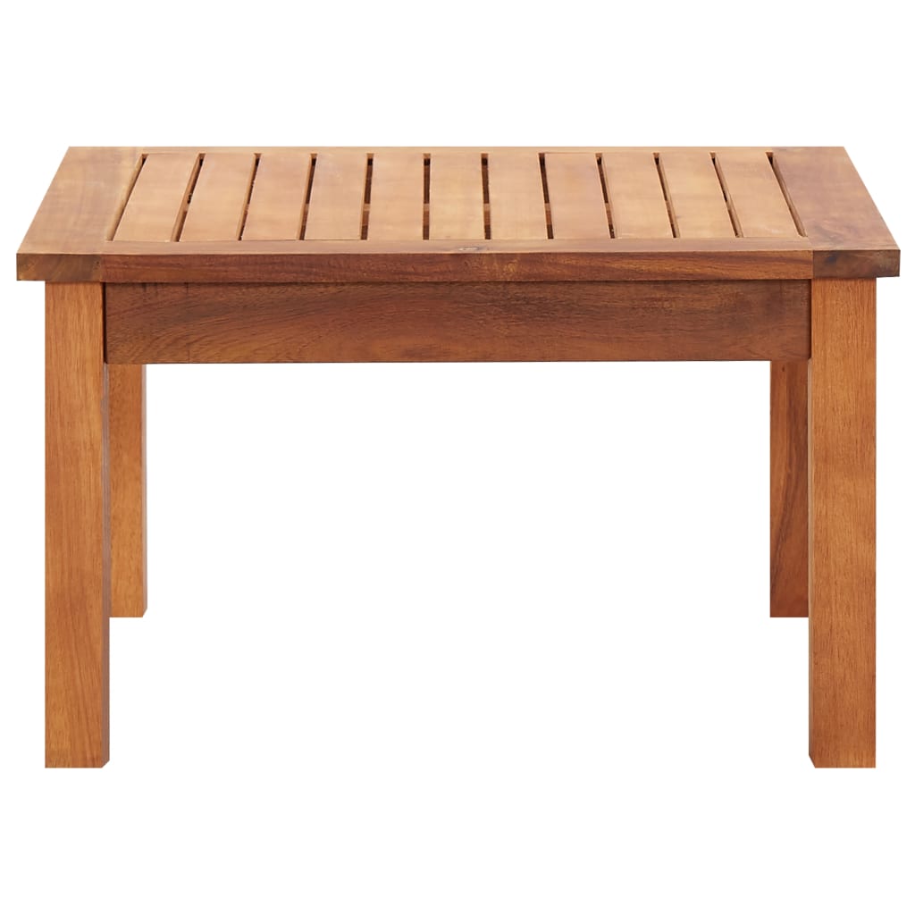 Puutarhan sohvapöytä 60x60x36 cm täysi akaasiapuu - Sisustajankoti.fi