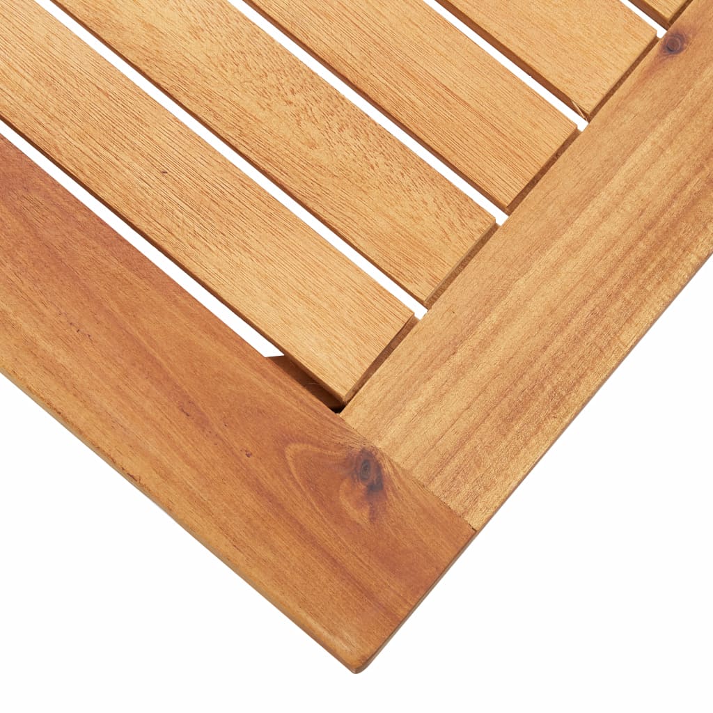 Puutarhan sohvapöytä 60x60x36 cm täysi akaasiapuu - Sisustajankoti.fi