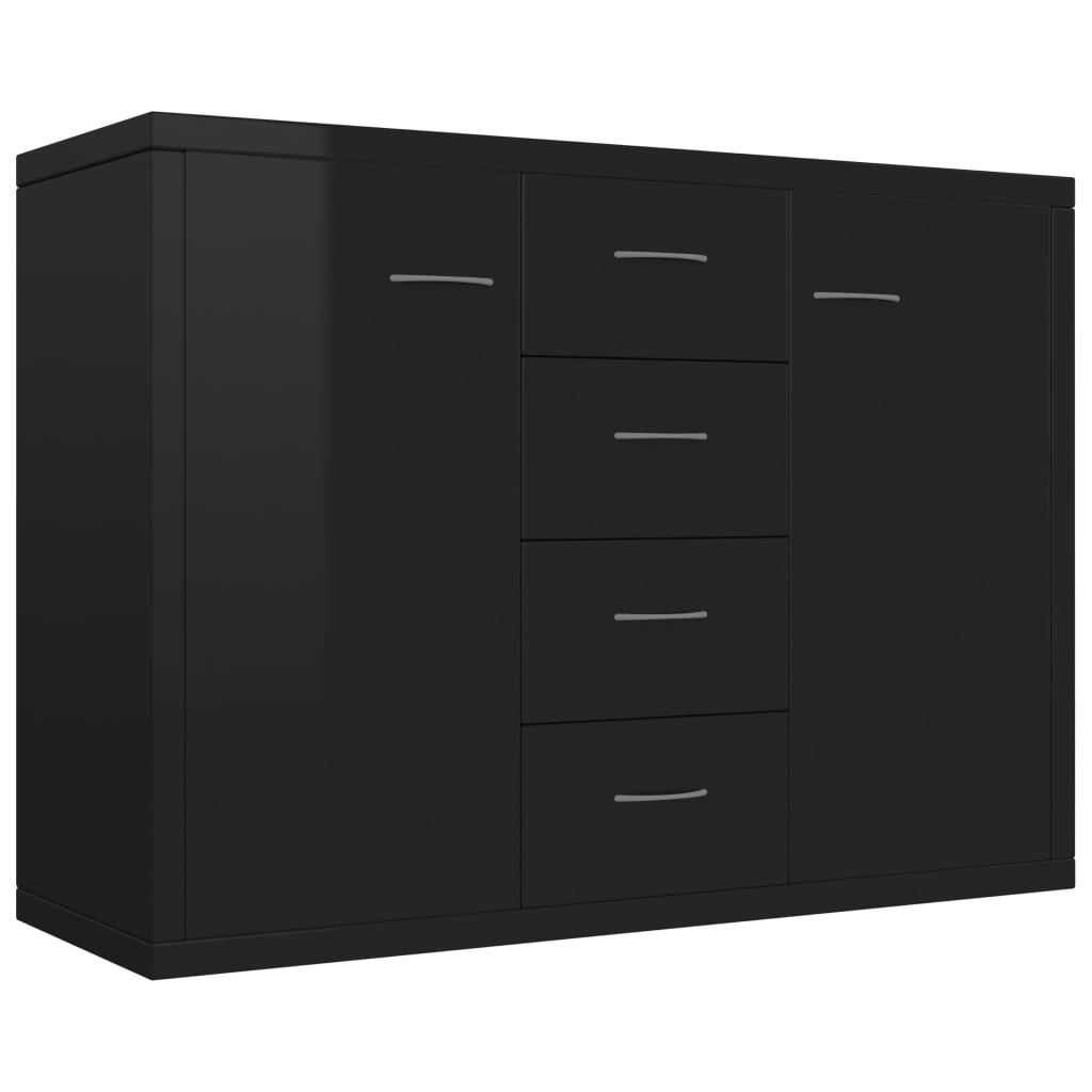 Senkki korkeakiilto musta 88x30x65 cm - Sisustajankoti.fi
