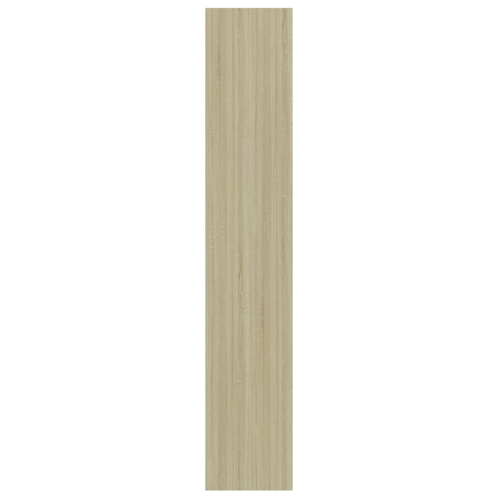 3-tasoinen kirjahylly Sonoma tammi 40x24x108 cm - Sisustajankoti.fi