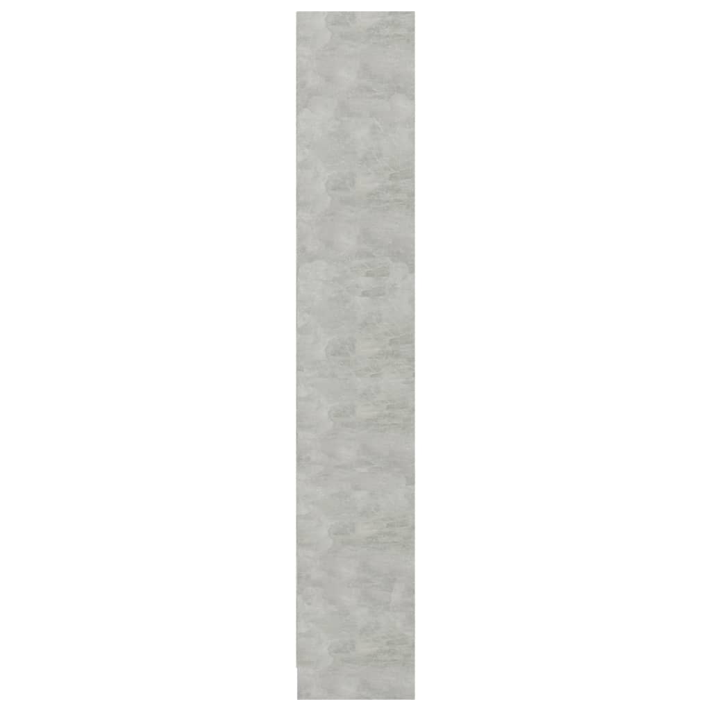 4-tasoinen kirjahylly betoninharmaa 40x24x142 cm - Sisustajankoti.fi