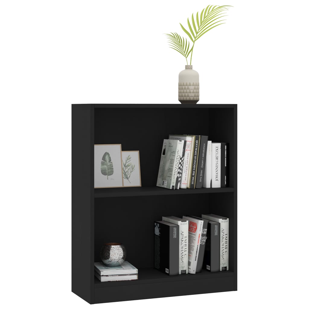 Kirjahylly musta 60x24x74,5 cm - Sisustajankoti.fi