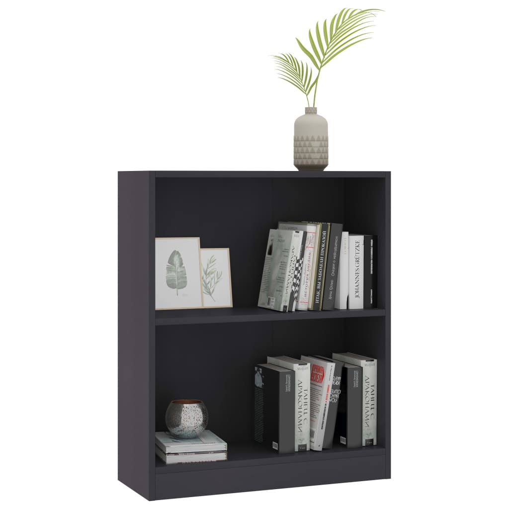 Kirjahylly harmaa 60x24x74,5 cm - Sisustajankoti.fi