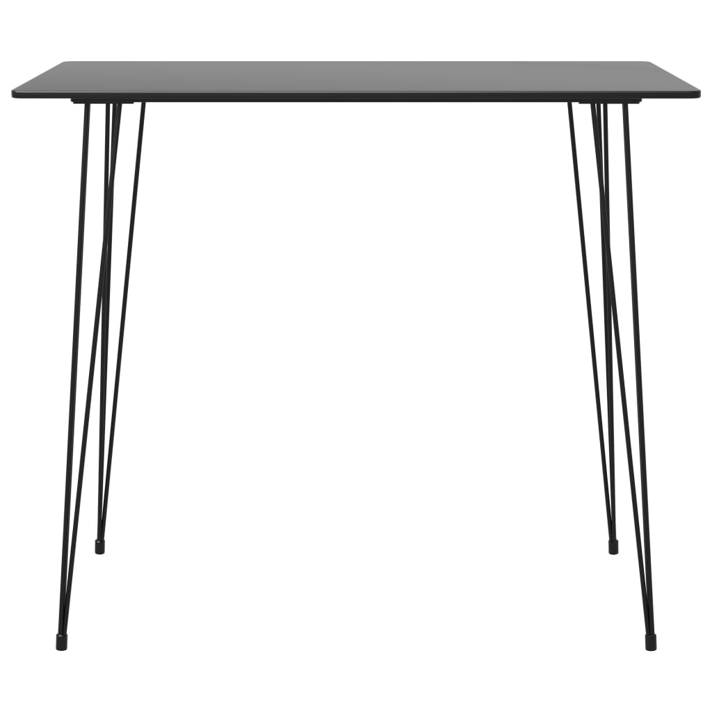Baaripöytä musta 120x60x105 cm - Sisustajankoti.fi