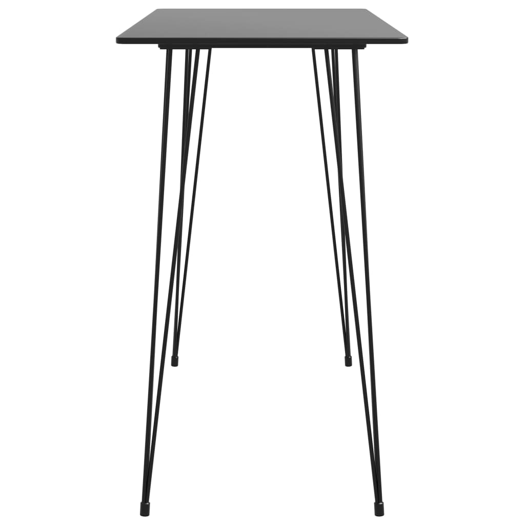 Baaripöytä musta 120x60x105 cm - Sisustajankoti.fi