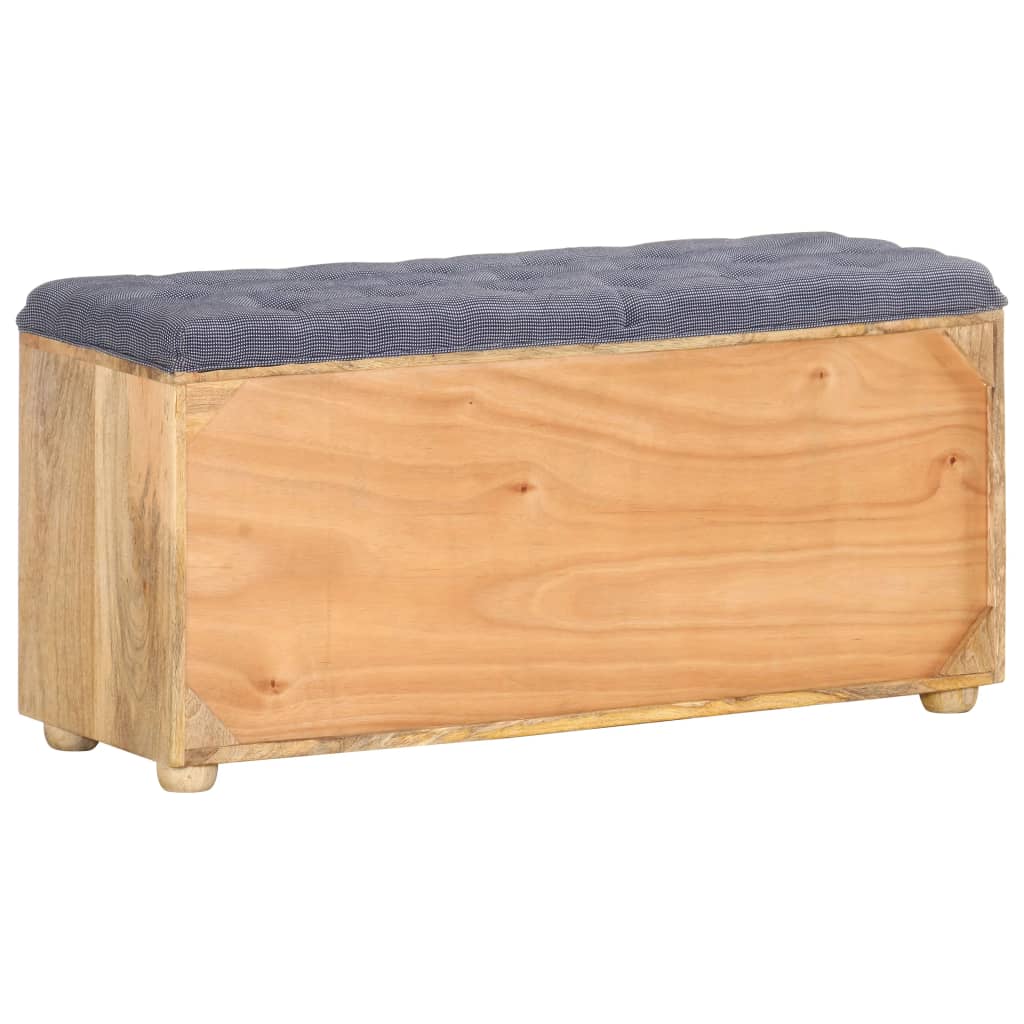 Eteisen penkki 100x35x47 cm täysi mangopuu - Sisustajankoti.fi