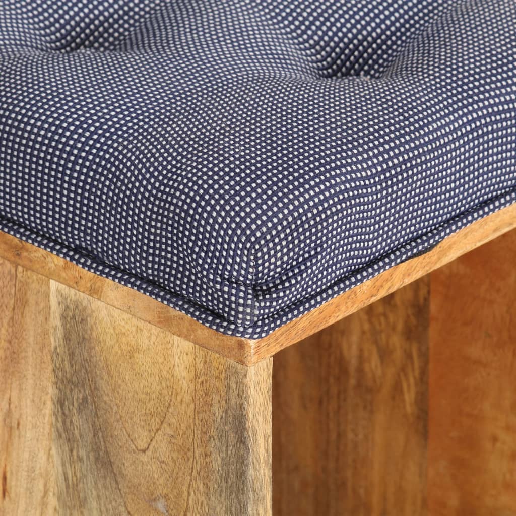 Eteisen penkki 100x35x47 cm täysi mangopuu - Sisustajankoti.fi