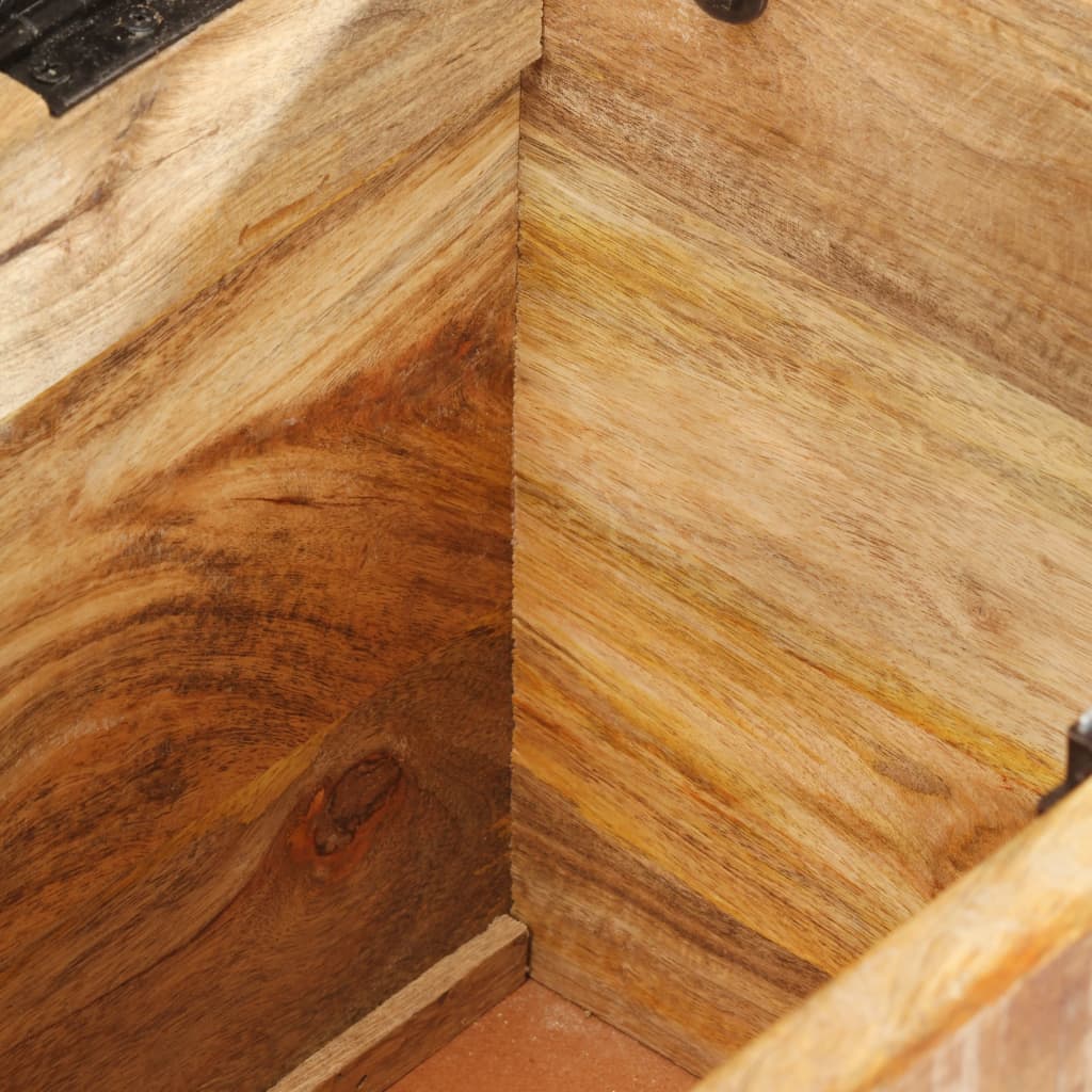 Eteisen penkki 103x33x72 cm täysi mangopuu - Sisustajankoti.fi