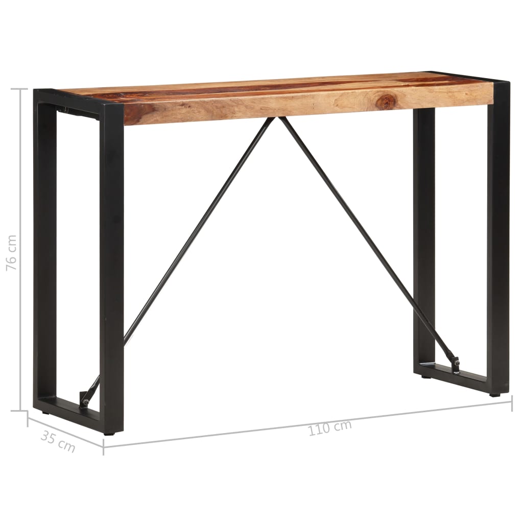 Konsolipöytä 110x35x76 cm täysi seesampuu - Sisustajankoti.fi