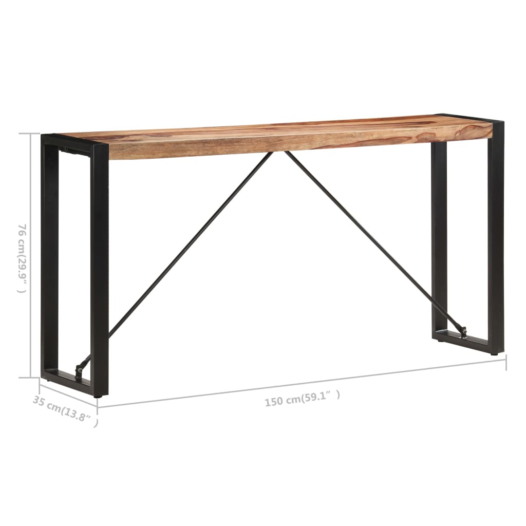 Sivupöytä 150x35x76 cm täysi seesampuu - Sisustajankoti.fi
