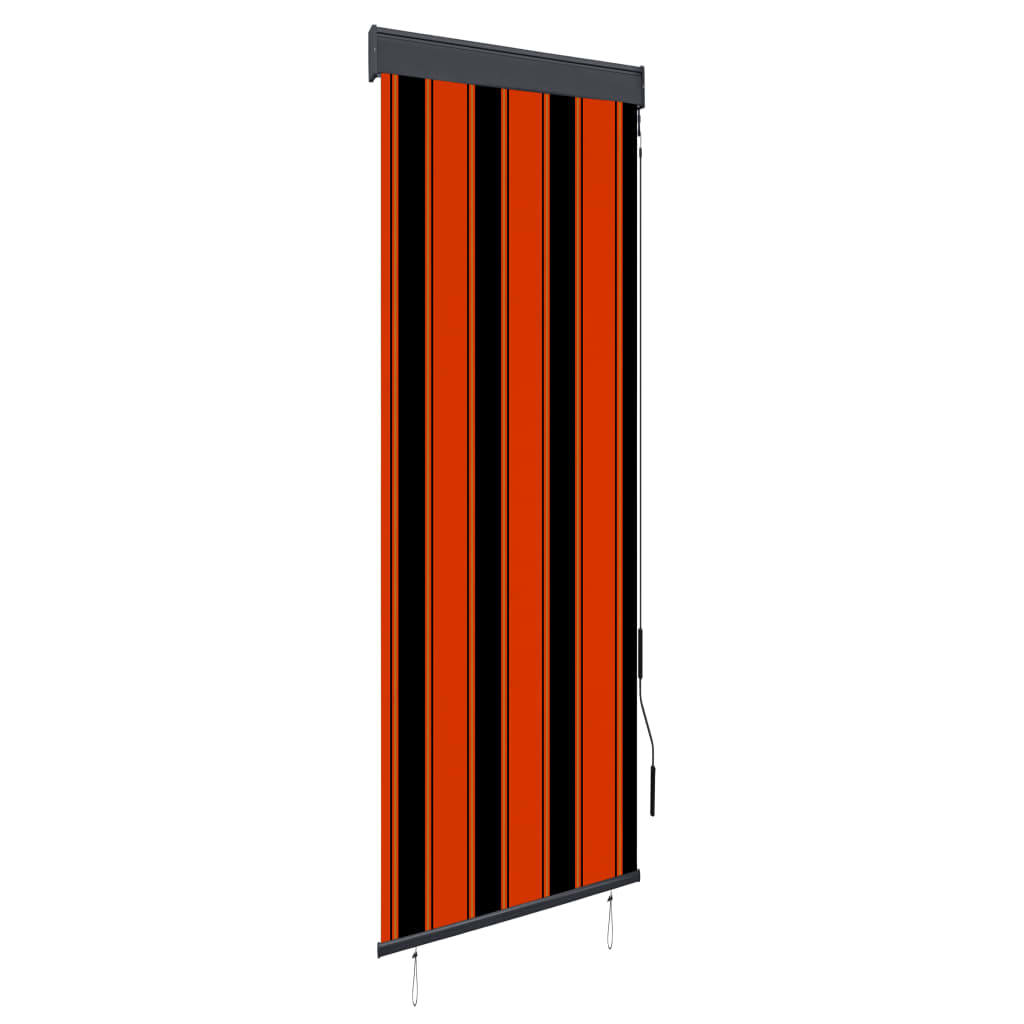 Ulkorullaverho 60x250 cm oranssi ja ruskea - Sisustajankoti.fi