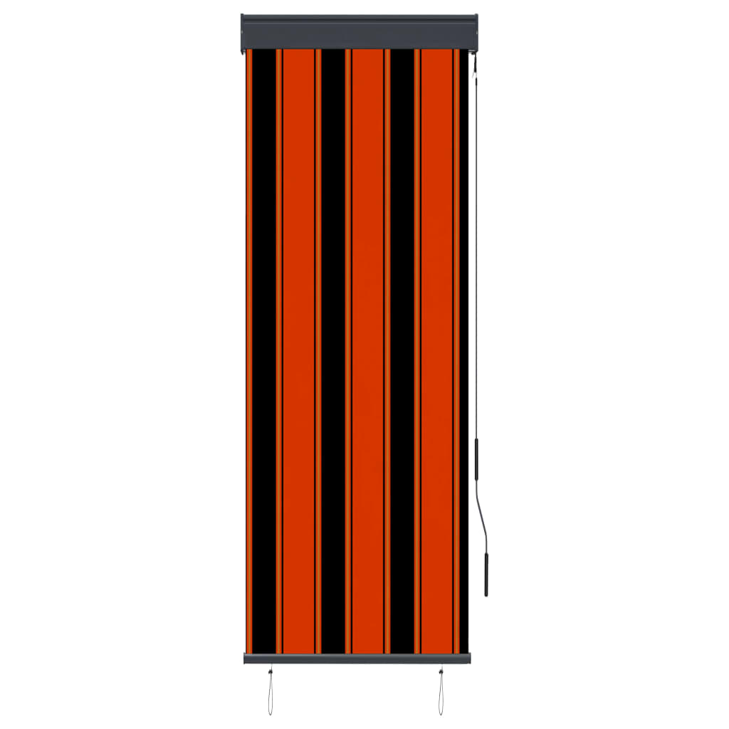 Ulkorullaverho 60x250 cm oranssi ja ruskea - Sisustajankoti.fi