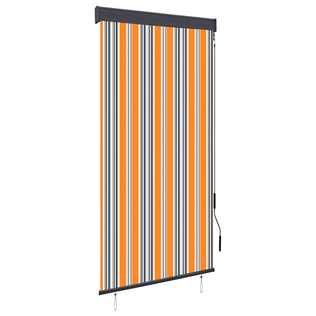 Ulkorullaverho 80x250 cm keltainen ja sininen - Sisustajankoti.fi