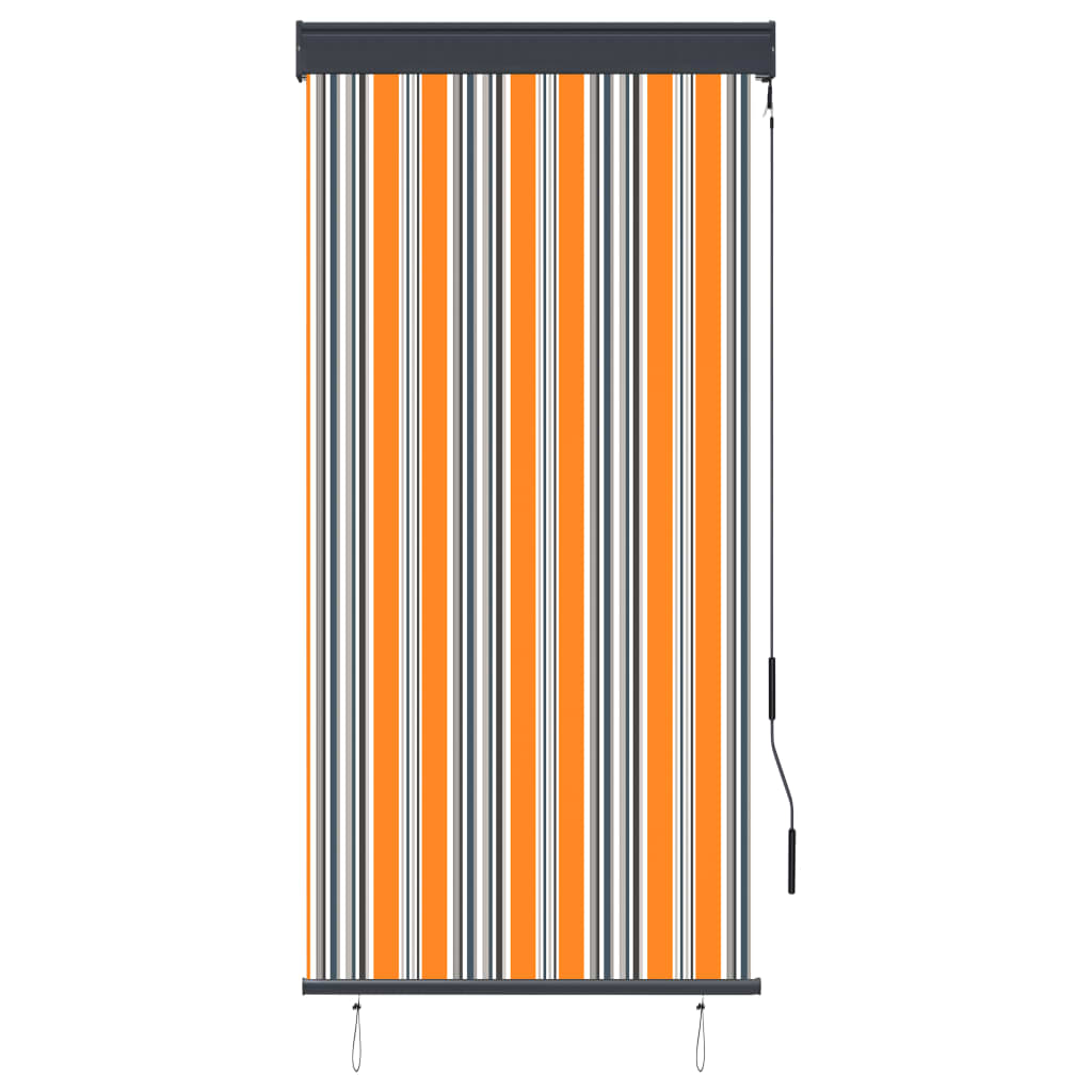 Ulkorullaverho 80x250 cm keltainen ja sininen - Sisustajankoti.fi