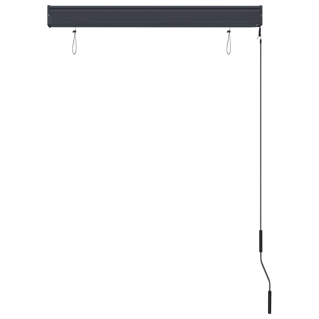 Ulkorullaverho 100x250 cm valkoinen ja oranssi - Sisustajankoti.fi