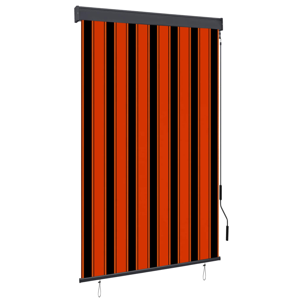 Ulkorullaverho 120x250 cm oranssi ja ruskea - Sisustajankoti.fi