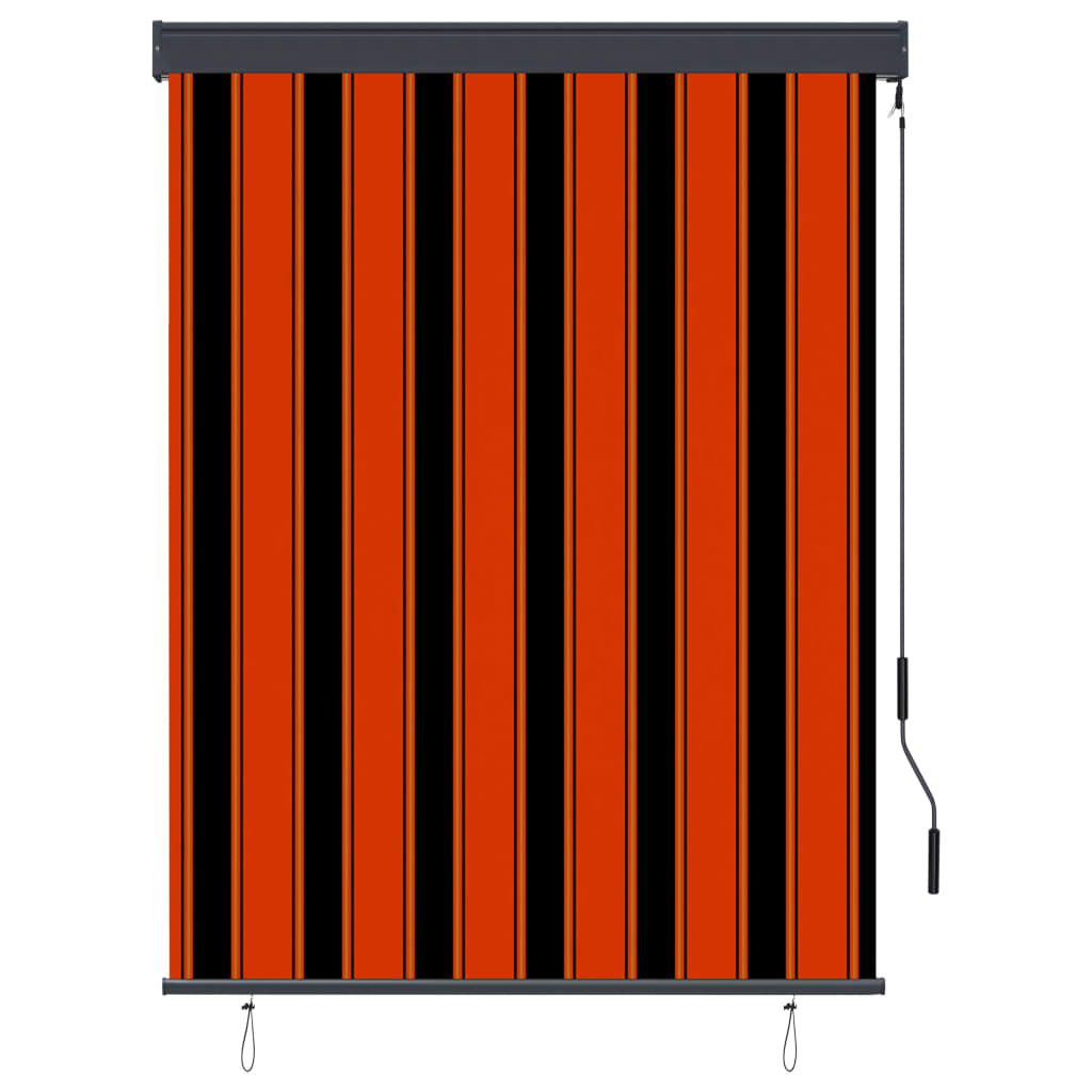 Ulkorullaverho 120x250 cm oranssi ja ruskea - Sisustajankoti.fi