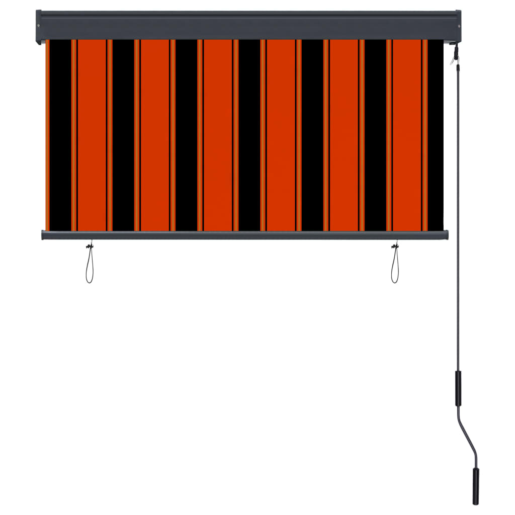 Ulkorullaverho 120x250 cm oranssi ja ruskea - Sisustajankoti.fi