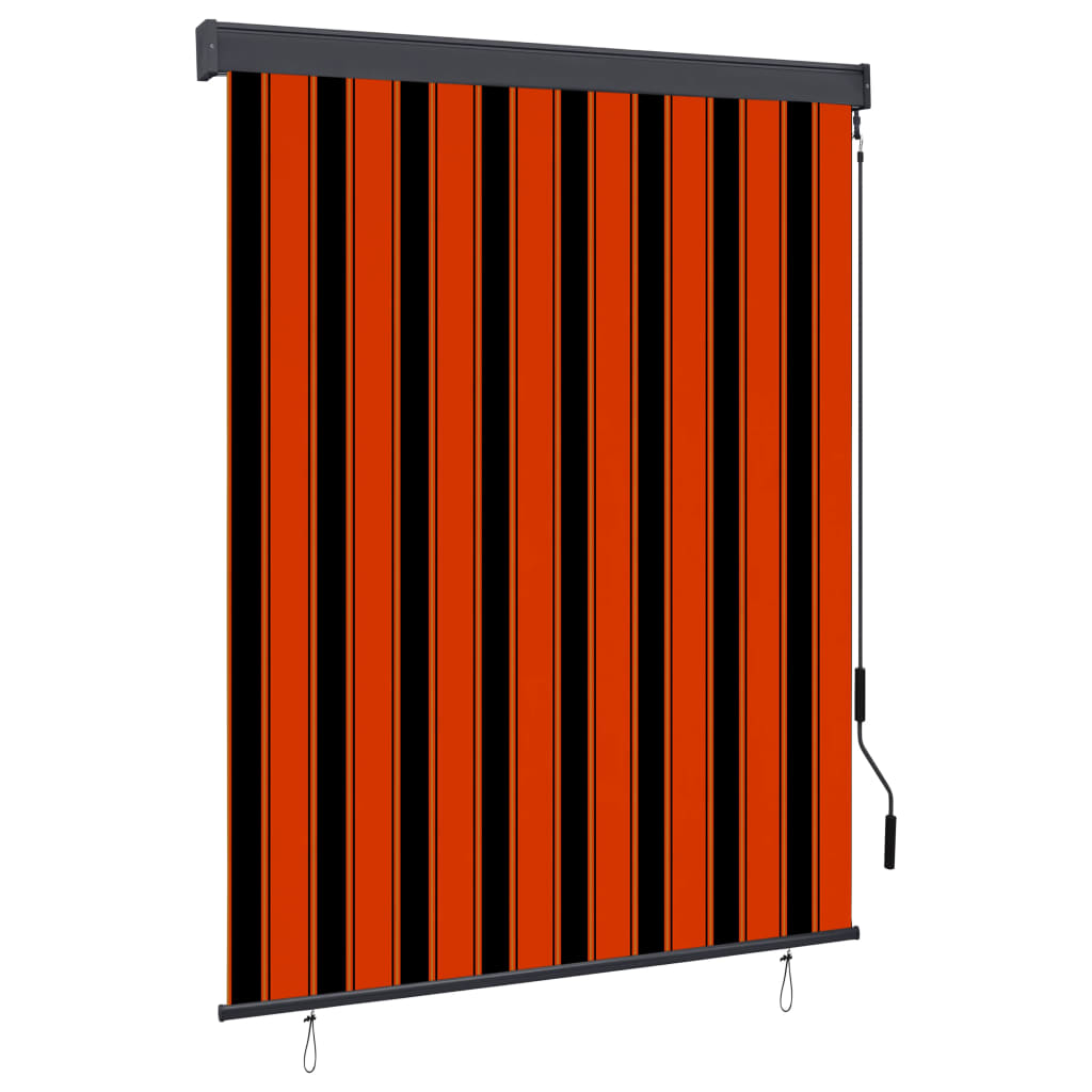 Ulkorullaverho 140x250 cm oranssi ja ruskea - Sisustajankoti.fi