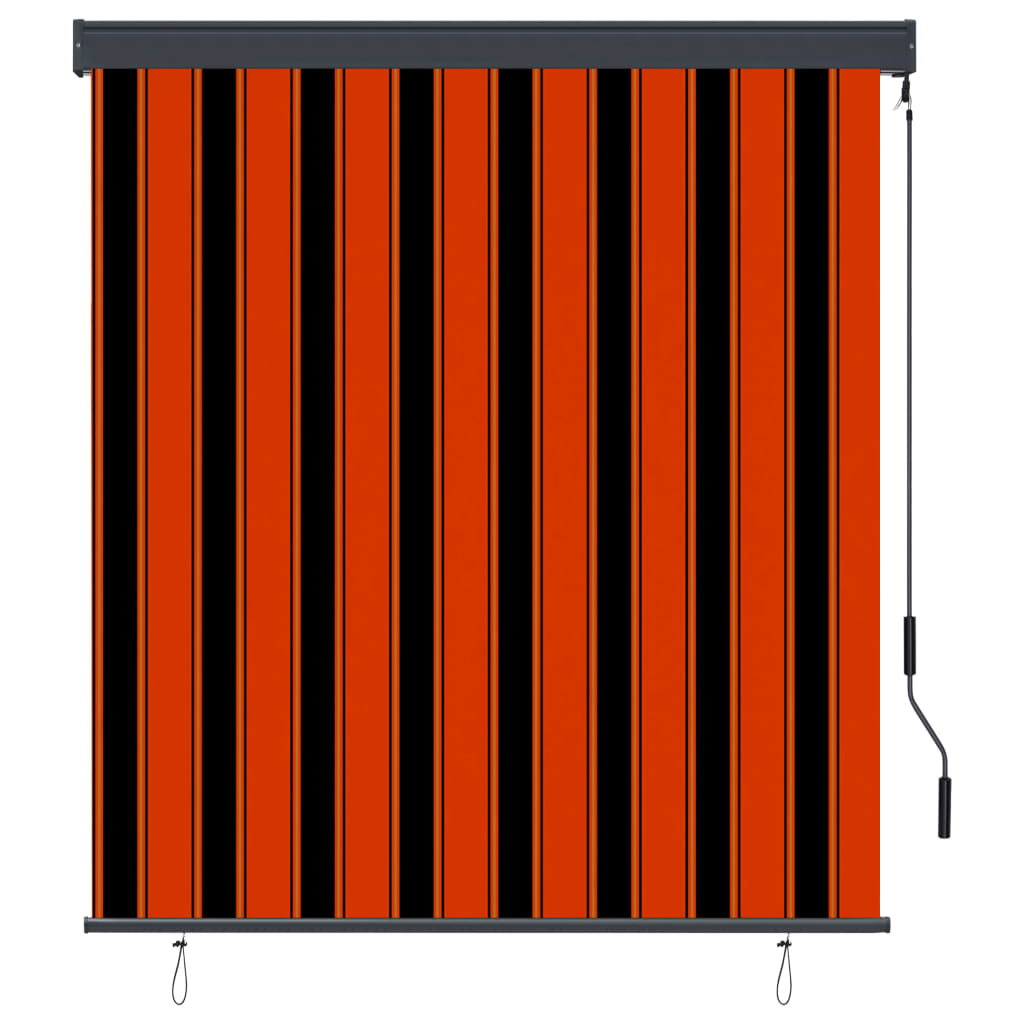 Ulkorullaverho 140x250 cm oranssi ja ruskea - Sisustajankoti.fi