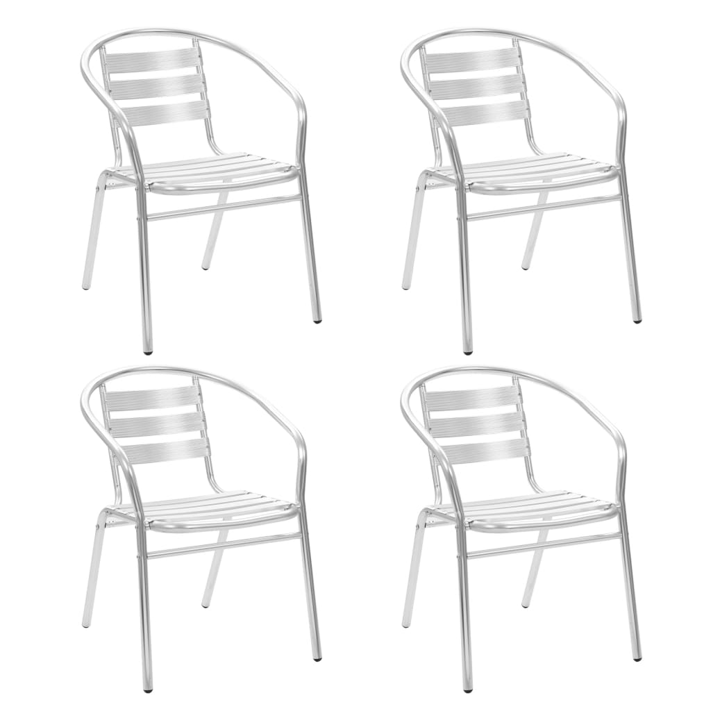 Pinottavat ulkotuolit 4 kpl alumiini - Sisustajankoti.fi