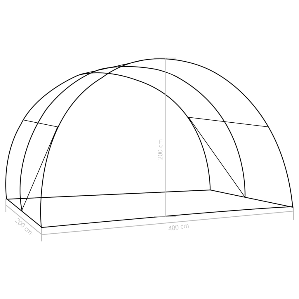 Kasvihuone 8 m² 2x4x2 m - Sisustajankoti.fi