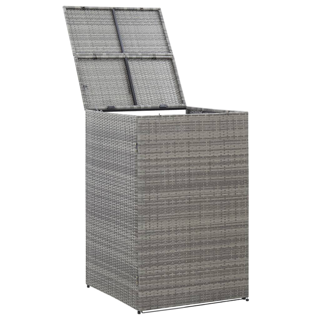 Yhden roska-astian vaja antrasiitti 76x78x120 cm polyrottinki - Sisustajankoti.fi