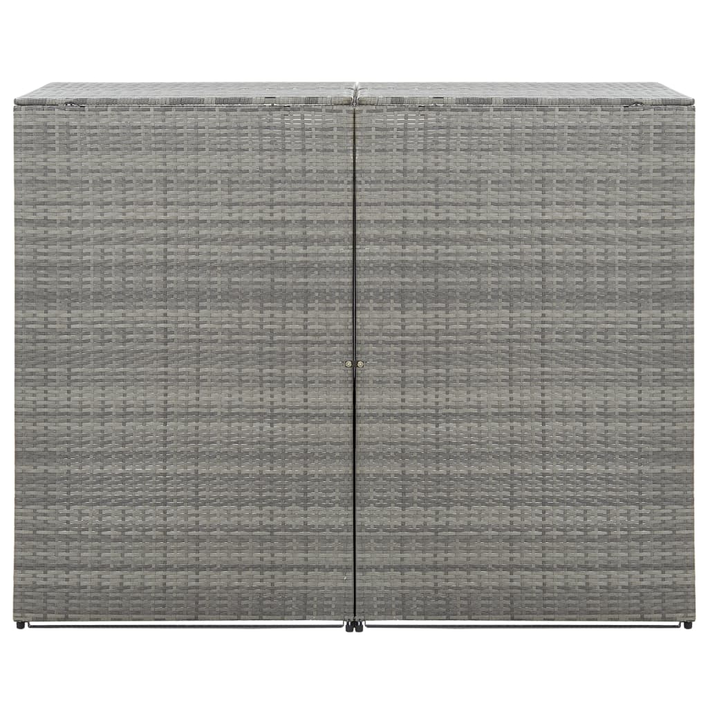 Kahden roska-astian vaja antrasiitti 153x78x120 cm polyrottinki - Sisustajankoti.fi