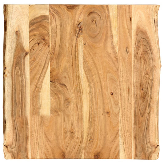 Pöytälevy täysi akaasiapuu 60x60x2,5 cm - Sisustajankoti.fi