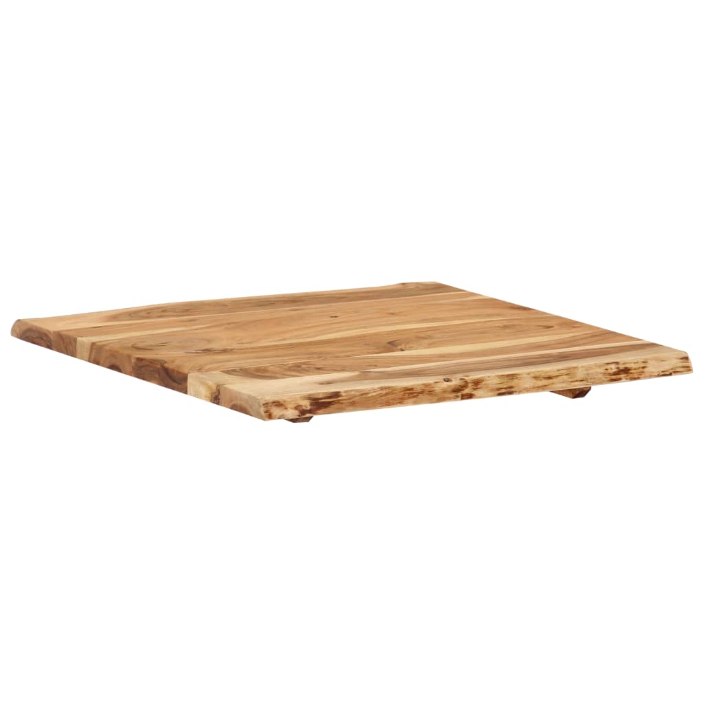 Pöytälevy täysi akaasiapuu 60x60x2,5 cm - Sisustajankoti.fi