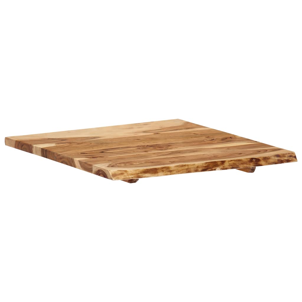 Pöytälevy täysi akaasiapuu 60x60x2,5 cm - Sisustajankoti.fi