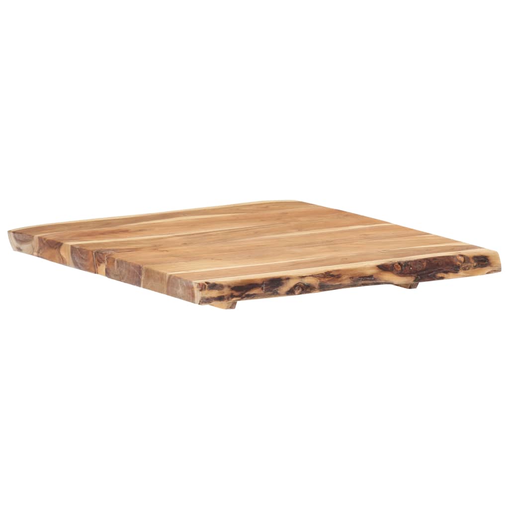 Pöytälevy täysi akaasiapuu 60x60x3,8 cm - Sisustajankoti.fi