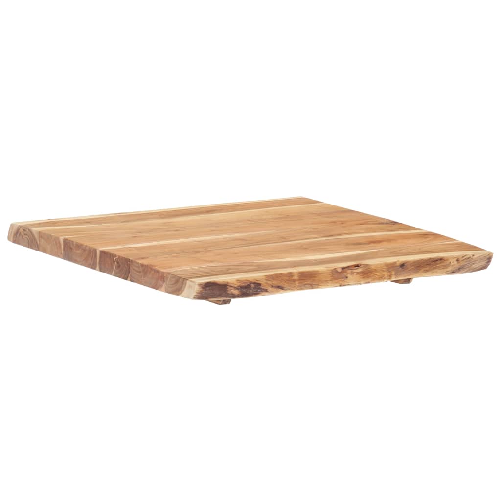 Pöytälevy täysi akaasiapuu 60x60x3,8 cm - Sisustajankoti.fi