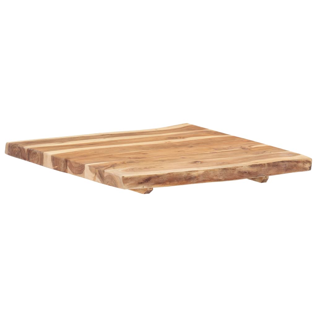 Pöytälevy täysi akaasiapuu 60x60x3,8 cm - Sisustajankoti.fi