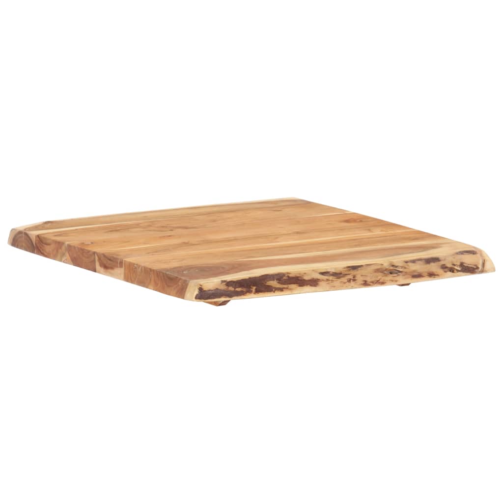Pöytälevy täysi akaasiapuu 60x60x3,8 cm - Sisustajankoti.fi