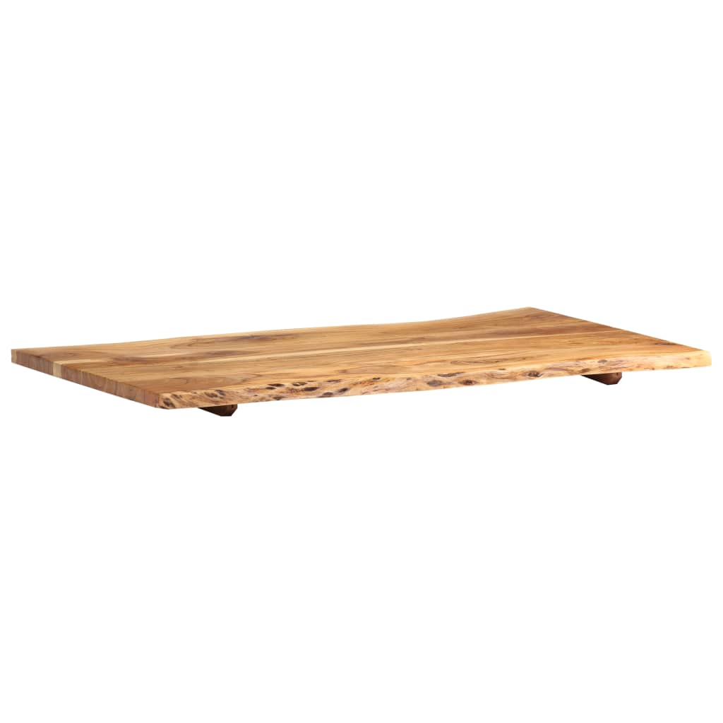 Pöytälevy täysi akaasiapuu 100x60x2,5 cm - Sisustajankoti.fi