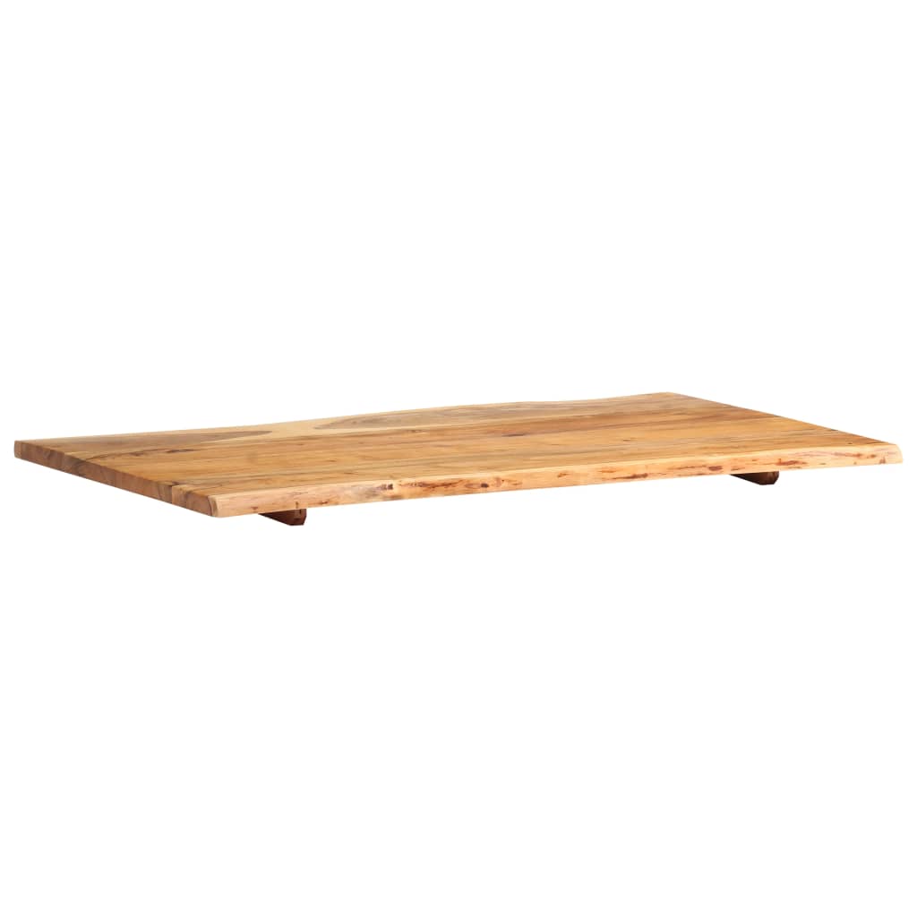 Pöytälevy täysi akaasiapuu 100x60x2,5 cm - Sisustajankoti.fi