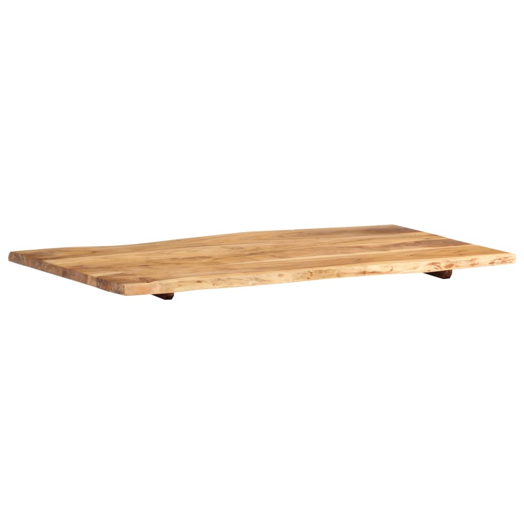 Pöytälevy täysi akaasiapuu 100x60x2,5 cm - Sisustajankoti.fi
