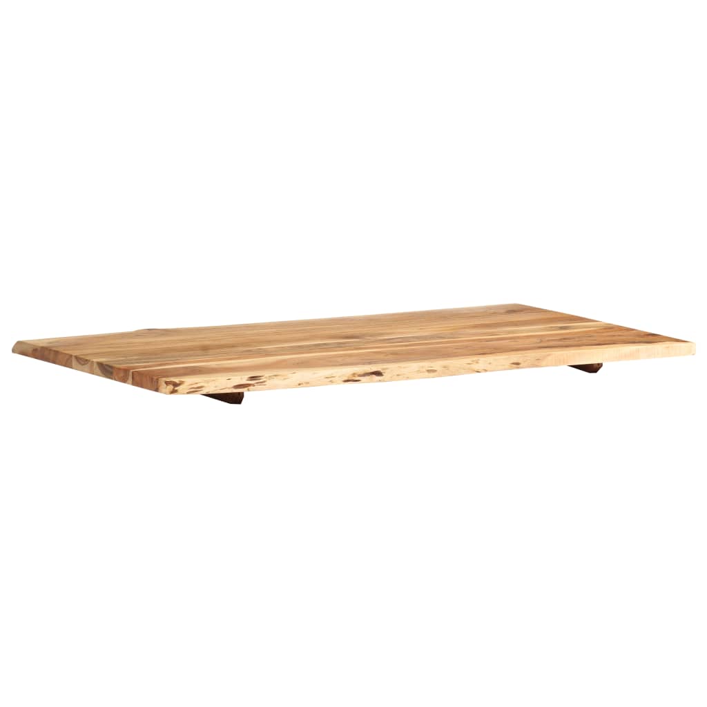 Pöytälevy täysi akaasiapuu 100x60x2,5 cm - Sisustajankoti.fi