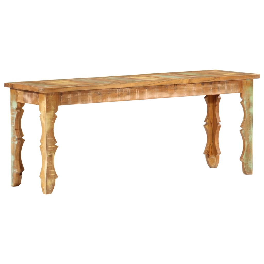 Penkki 110x35x45 cm täysi kierrätyspuu - Sisustajankoti.fi