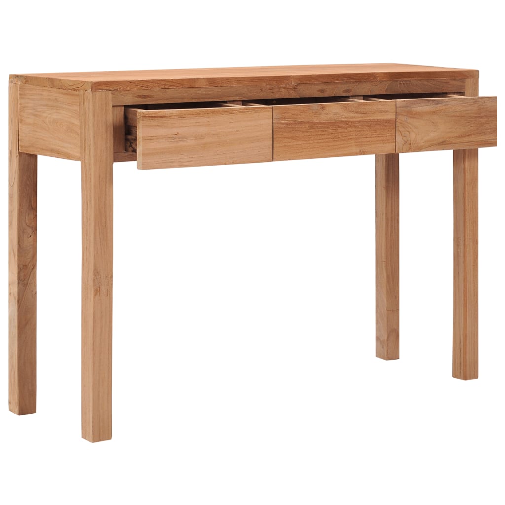 Sivupöytä 110x35x75 cm täysi tiikki - Sisustajankoti.fi