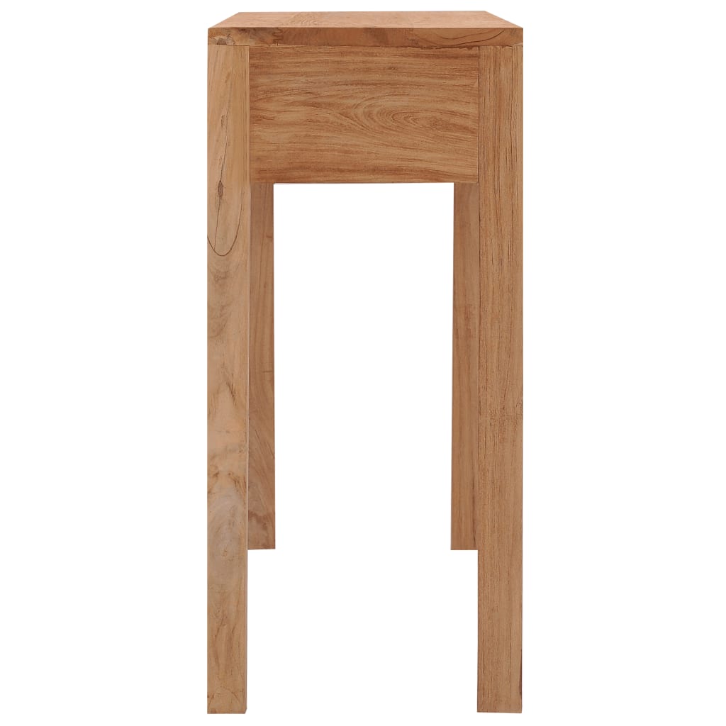 Sivupöytä 110x35x75 cm täysi tiikki - Sisustajankoti.fi