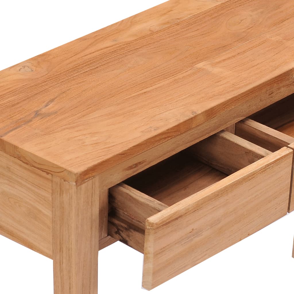 Sivupöytä 110x35x75 cm täysi tiikki - Sisustajankoti.fi