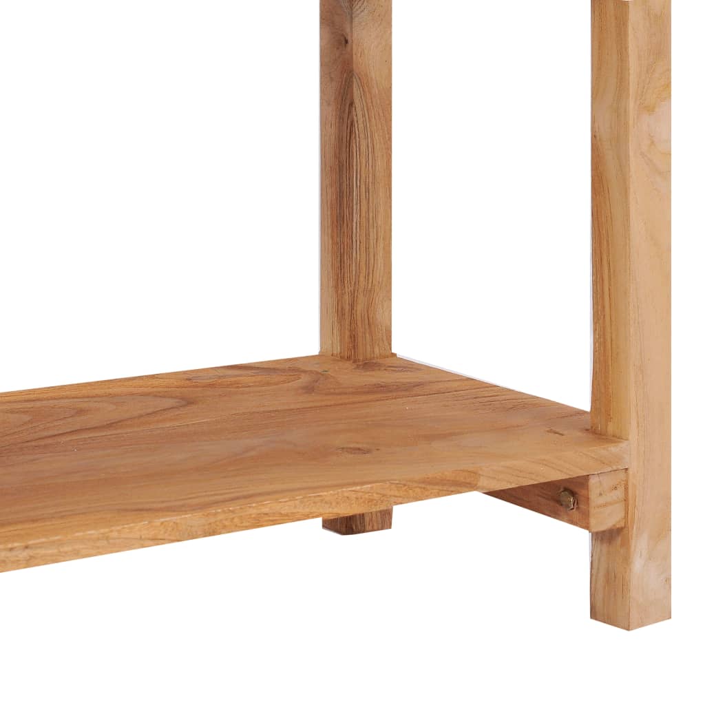 Sivupöytä 78x35x80 cm täysi tiikki - Sisustajankoti.fi