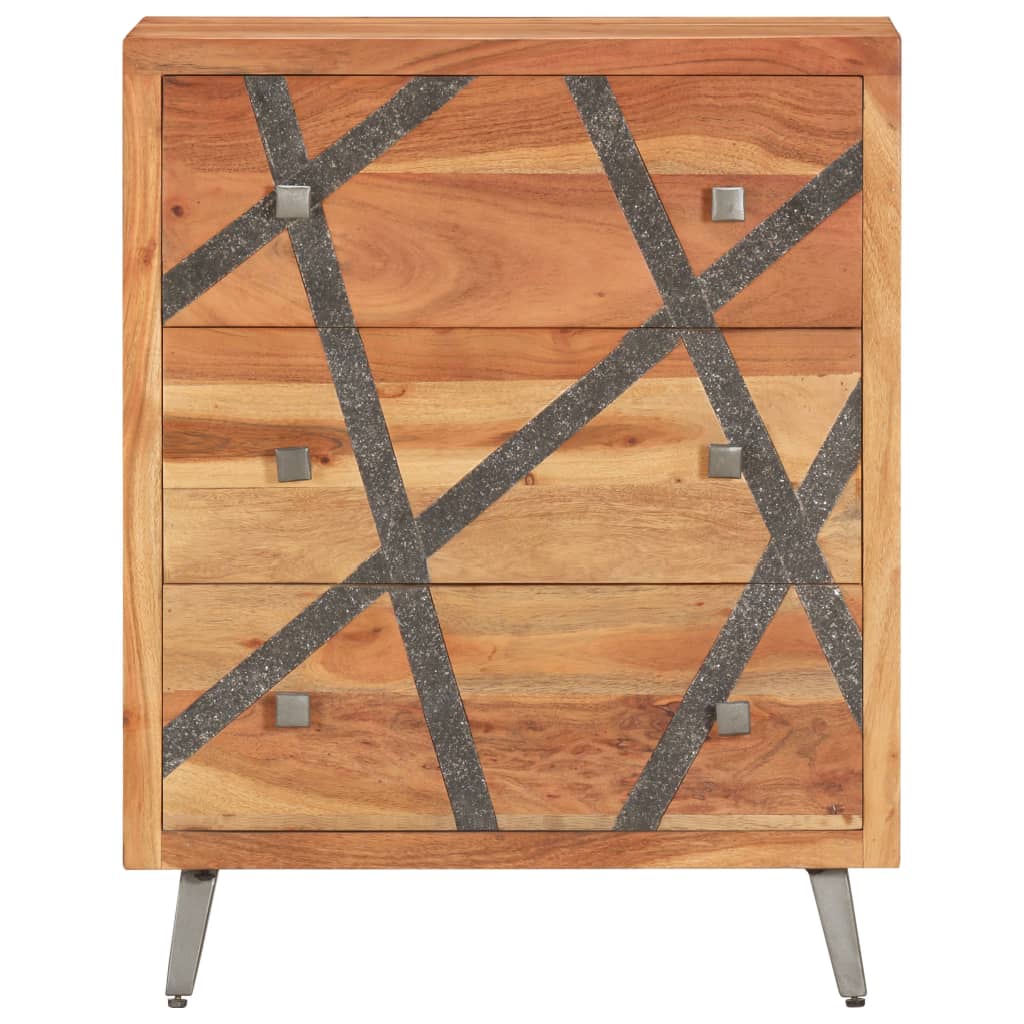 Senkki 60x30x75 cm täysi akasiapuu - Sisustajankoti.fi