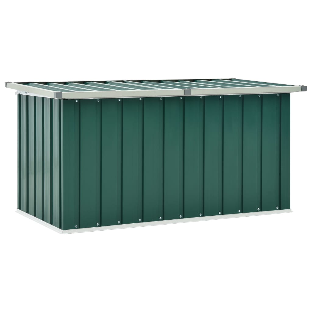 Puutarhan varastoarkku vihreä 129x67x65 cm - Sisustajankoti.fi