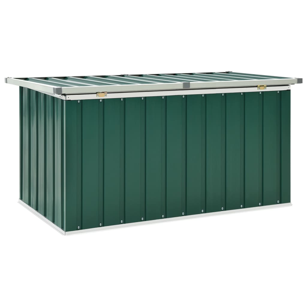 Puutarhan varastoarkku vihreä 129x67x65 cm - Sisustajankoti.fi