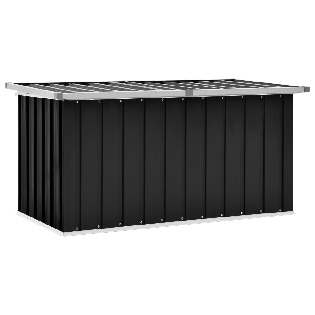 Puutarhan varastoarkku antrasiitti 129x67x65 cm - Sisustajankoti.fi