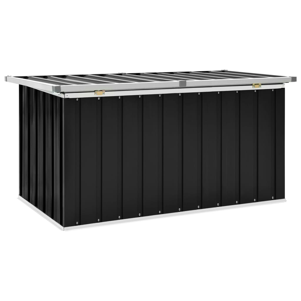 Puutarhan varastoarkku antrasiitti 129x67x65 cm - Sisustajankoti.fi